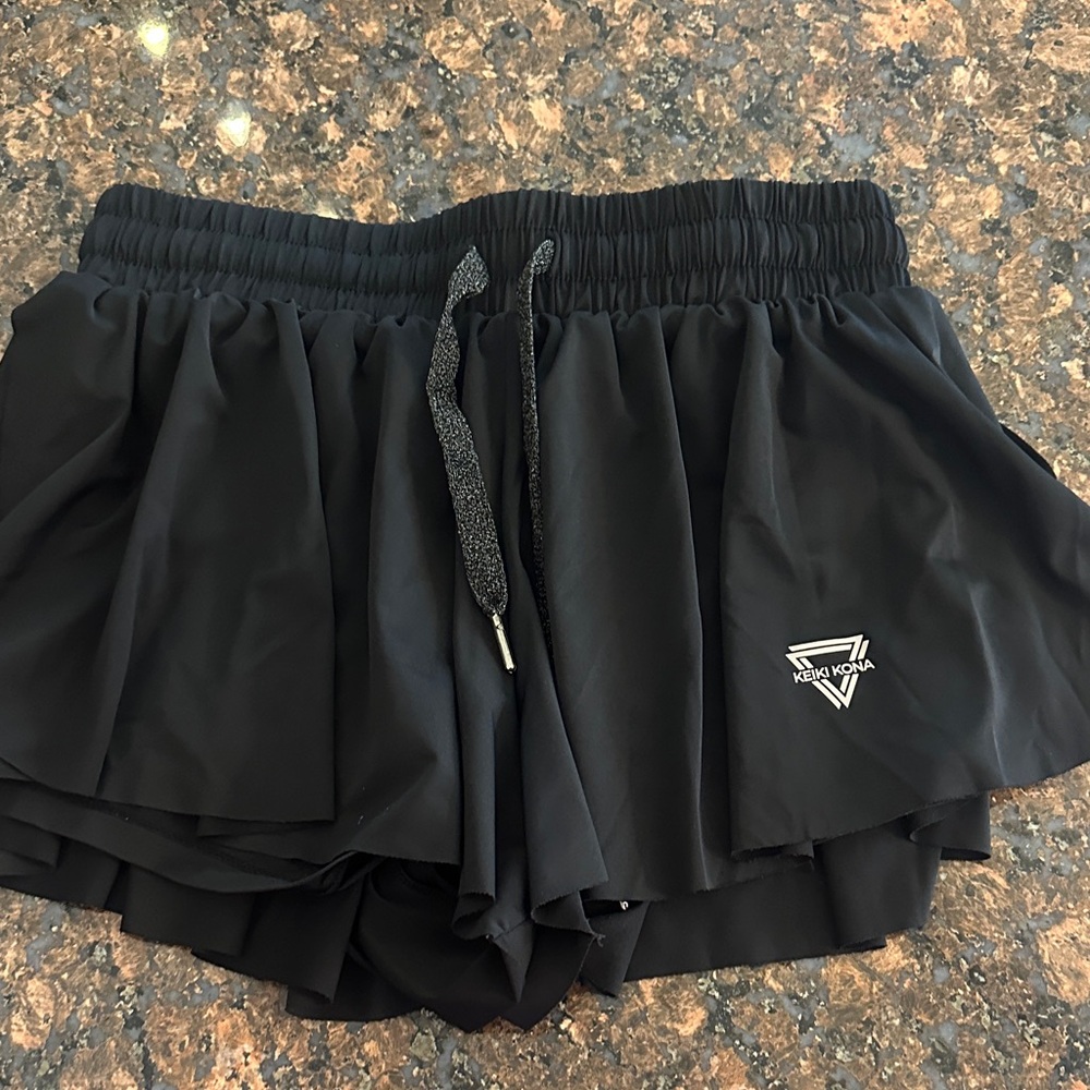 Keiki Kona Black Women's Athletic Shorts